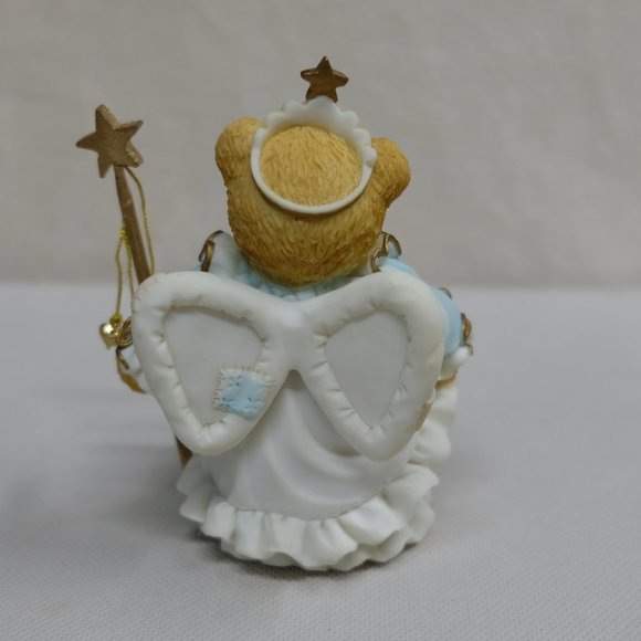 Cherished Teddies Kittie Fairy God Mother Bear Figurine Vintage 1996 #131865 - Picture 4 of 7